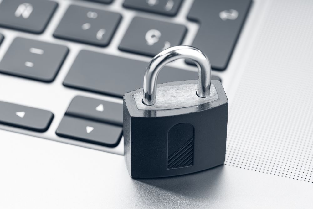 computer security data security protection concept EAFMLXV